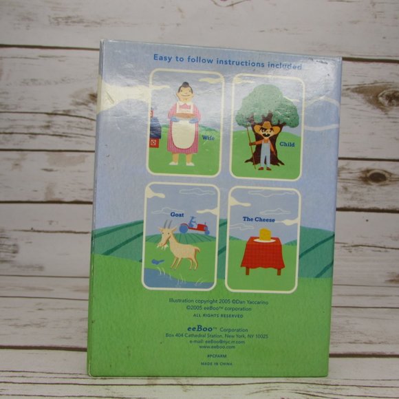 Eeboo The Farmer In The Dell 4 Card Games In 1 - Picture 2 of 6